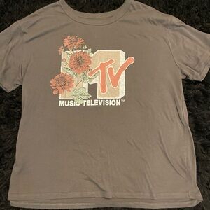 MTV Graphic T-Shirt in Gray